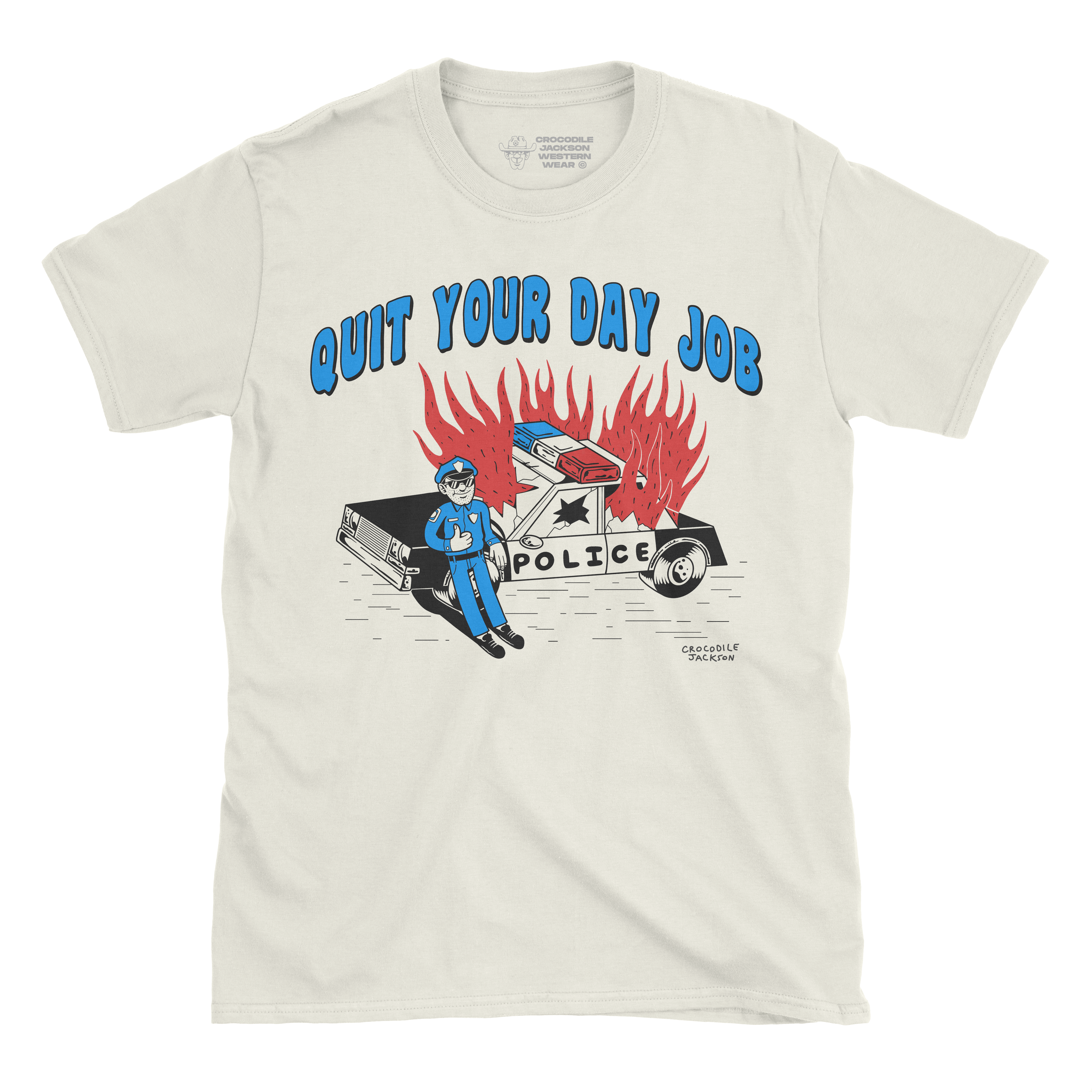 Quit Your Day Job Shirt – Bold Artist Tee | Crocodile Jackson