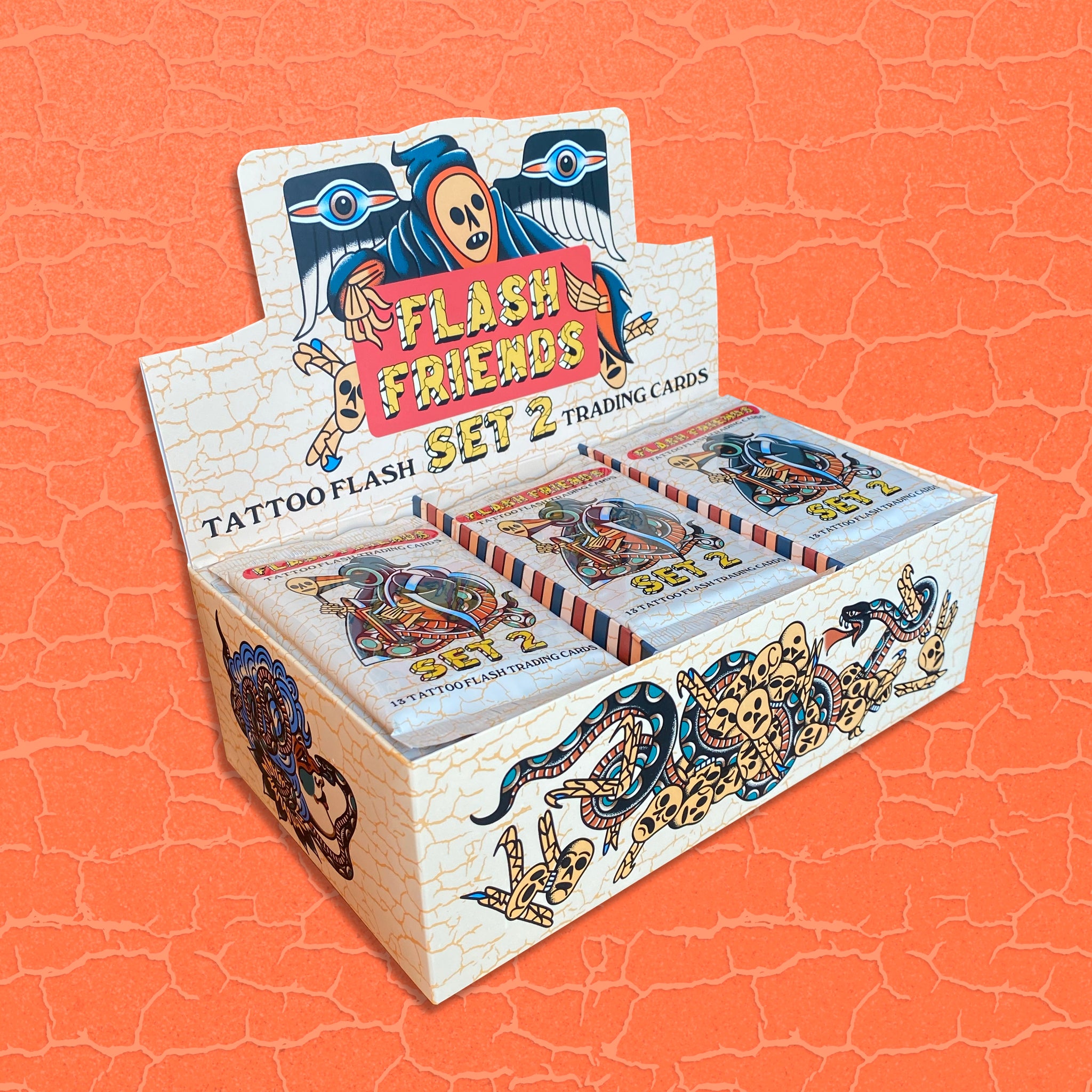 Tattoo Flash Cards – Flash Friends Set 2 | Crocodile Jackson