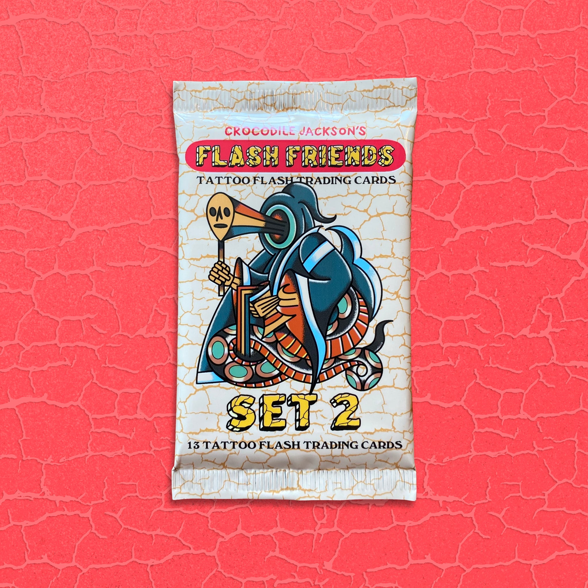 Tattoo Flash Cards – Flash Friends Set 2 | Crocodile Jackson