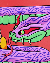 Load image into Gallery viewer, Winding Constrictor giclée print
