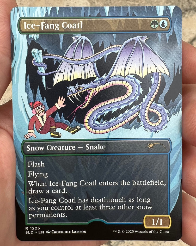 MTG 'Ice-Fang Coatl' Artist Proof Card