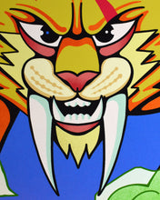 Load image into Gallery viewer, Temur Sabertooth giclée print

